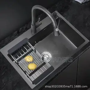 Euro Kitchen Sink Luxury Stainless Steel 60cm x 45cm