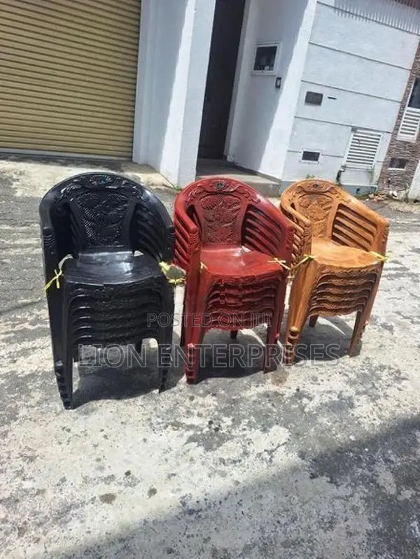 Nippon plastic arm chairs