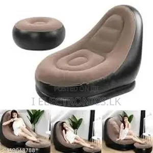 Inflatable Chair Sofa with Foot Stool