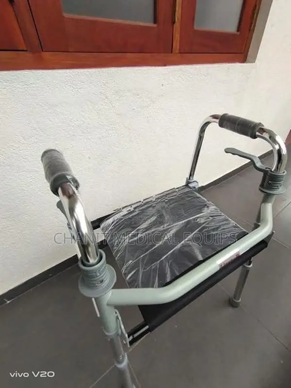 Moving Walker With Fabric Padding Cushion Seat