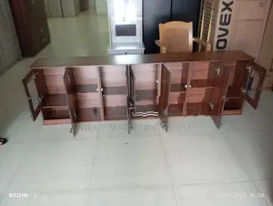 Modern 7 Ft Mid-Glass Ready Made Pantry Cupboards