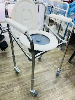 Commode Chair with Wheels