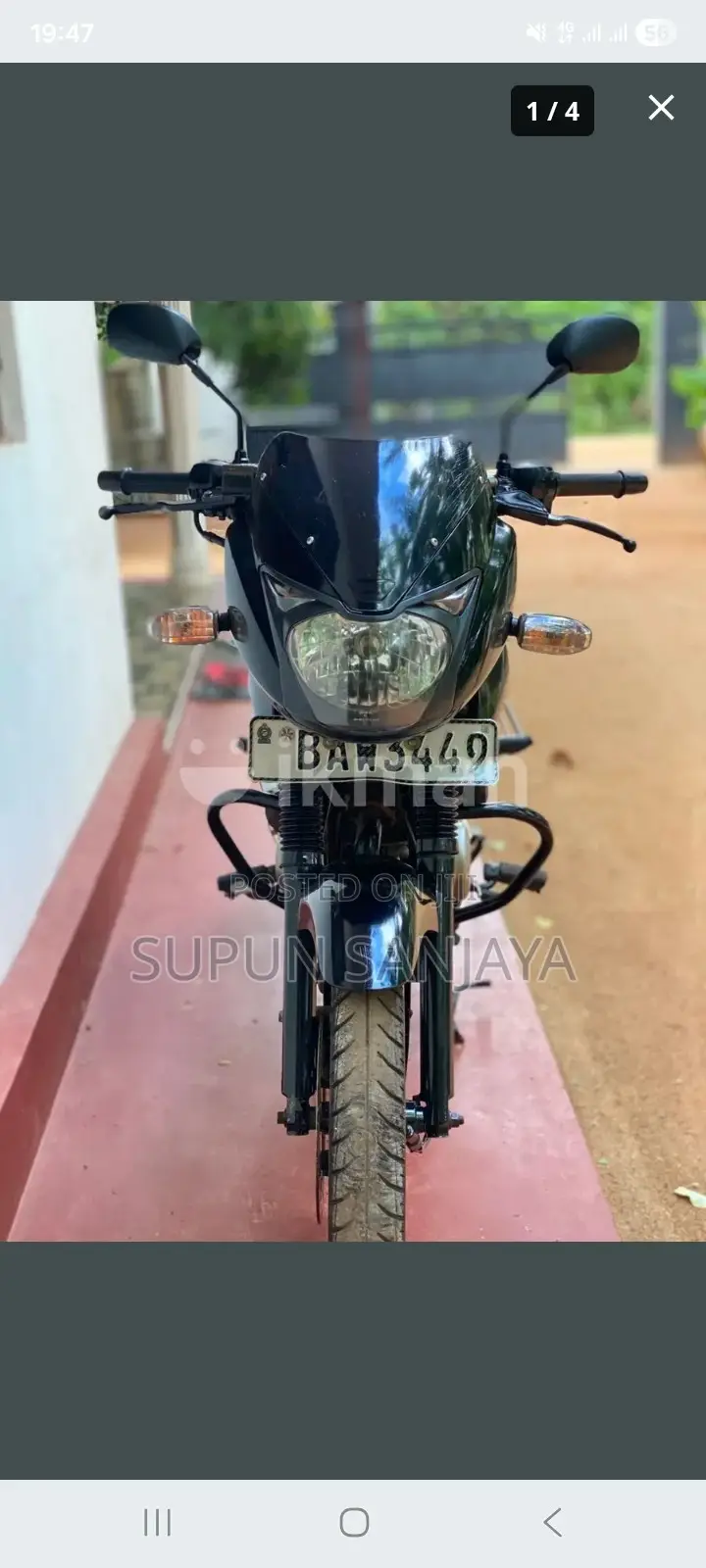 New Bajaj Pulsar 150 2014 Black