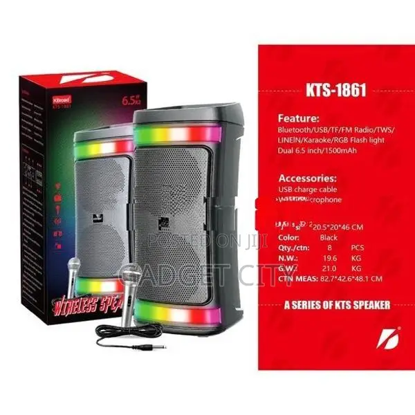 KTS 1861 Bluetooth Speaker with Mic
