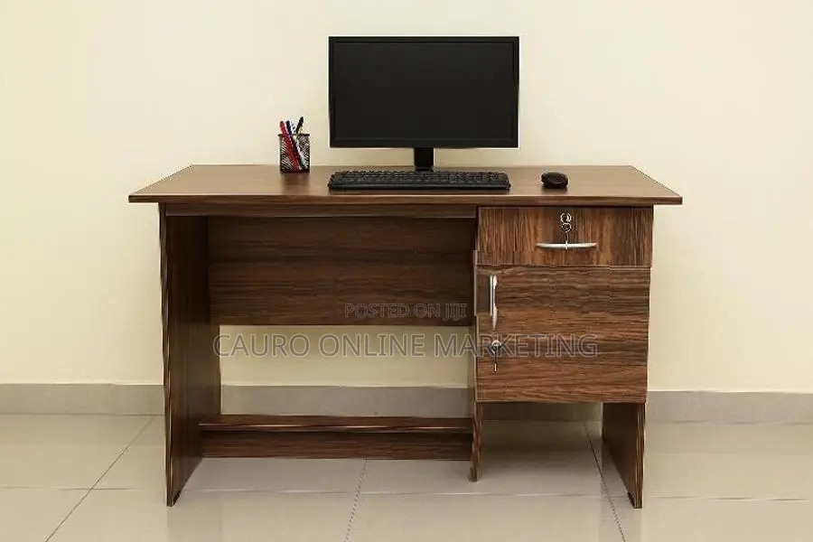 New Melamine 4*2 Ft Writing Office Cashier Computer Table Cupboard
