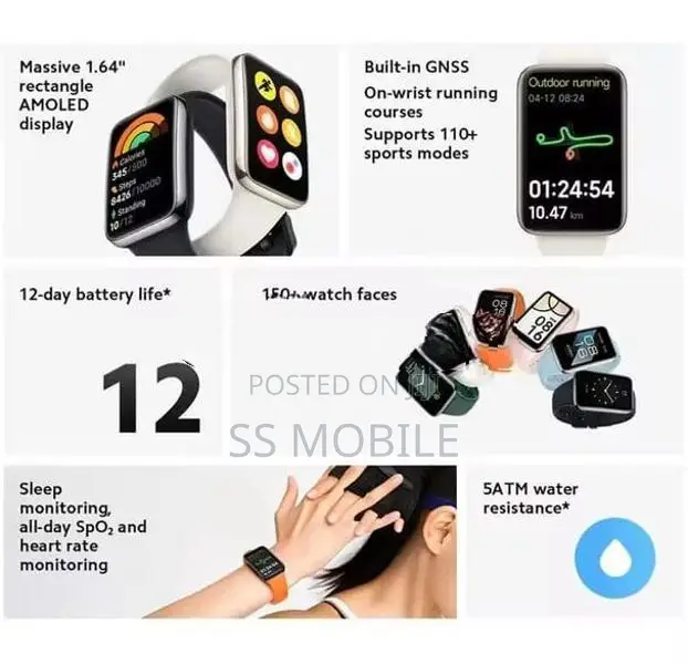 Mi Band 7 Pro Amoled GPS Watch