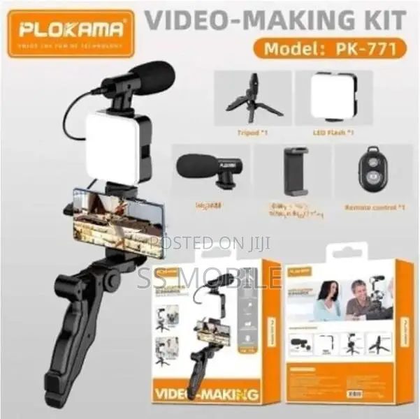 Plokama Video Making Tripod with Mic