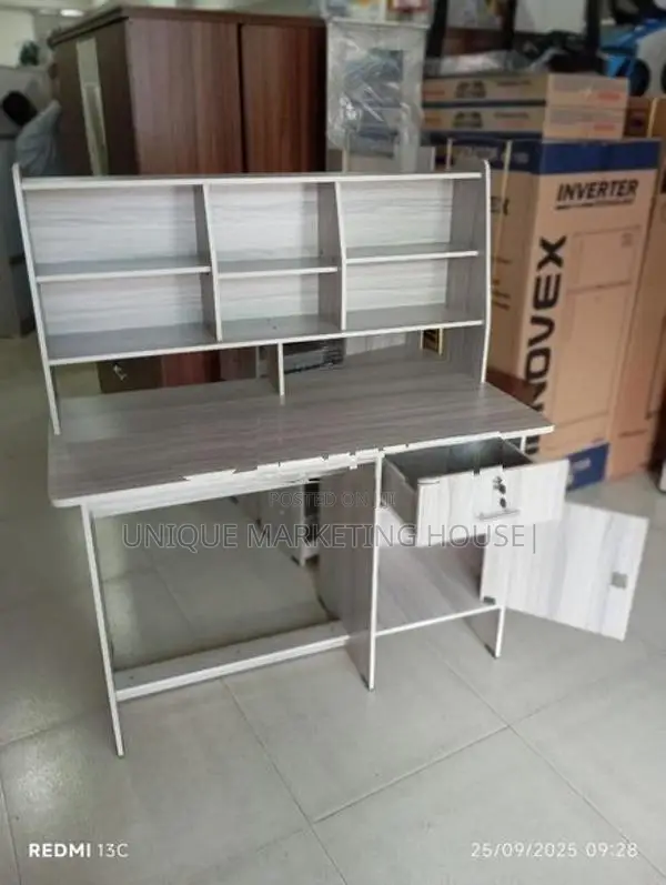 Modern 4x2 American White Large Study Table