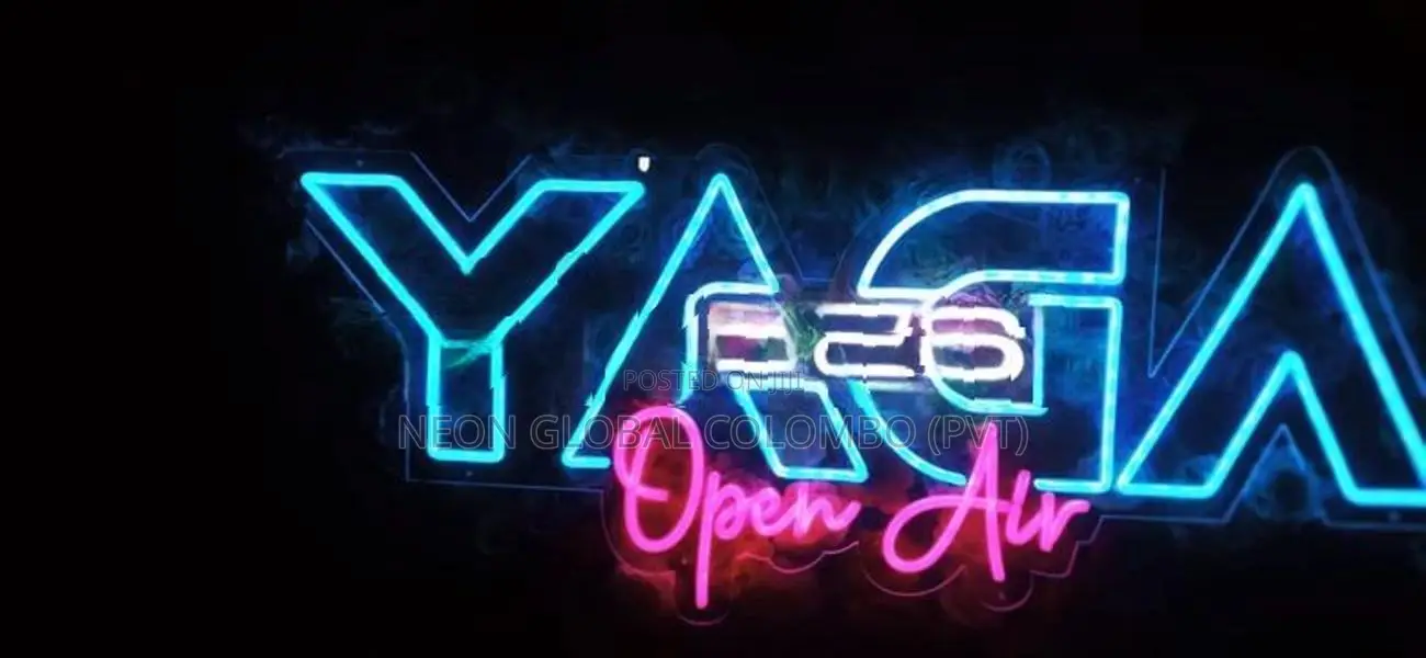 Led neon name board plastic acrylic