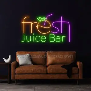 Neon Sign Led salon pub restaurant cafe name boards cladding