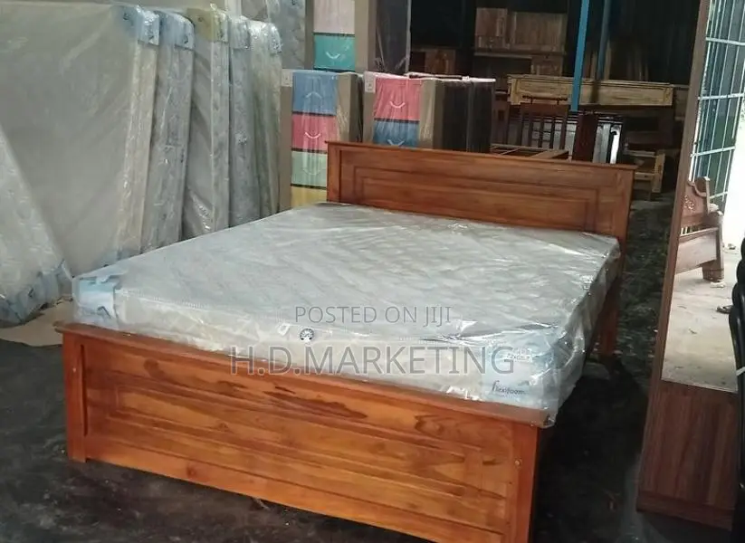 72*48 Box Bed with Spring Mattress -Double