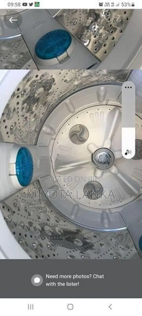 LG'7.5 FULLY AUTOMATIC WASHING MACHINE.