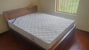 72*60 - 6*5 Teak Box Bed with Arpico Spring Mattress