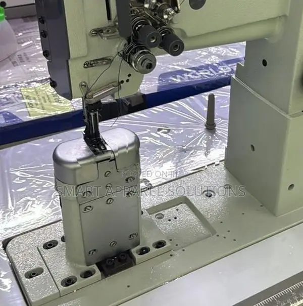 Double Needle Post-Bed Car Seat Sewing Machine Heavy Walking Foot