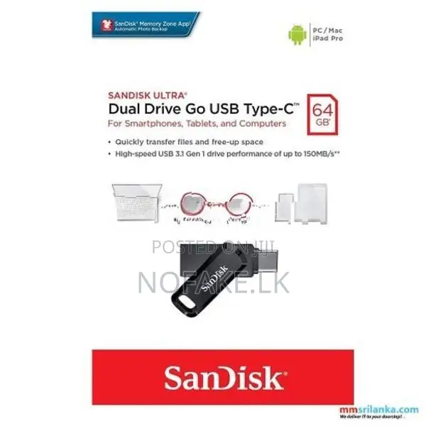 Sandisk Ultra USB Type - C 64GB Pen Drive