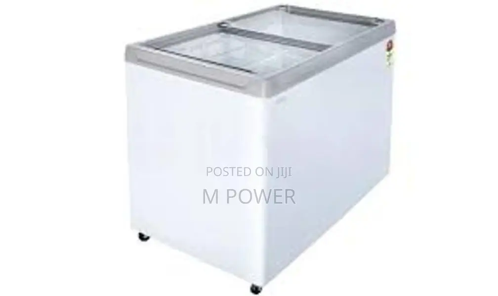 Haier Glass Top Chest Freezer 300 L (hfc-300 Gmls5)