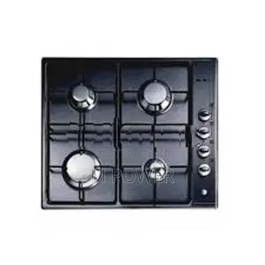 Elba 4 Burner Gas Cooker Hob 60cm- Black (ES60-401BKE)