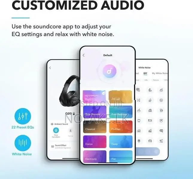 Anker Soundcore New Q20i Over Ear Head Phone With ANC