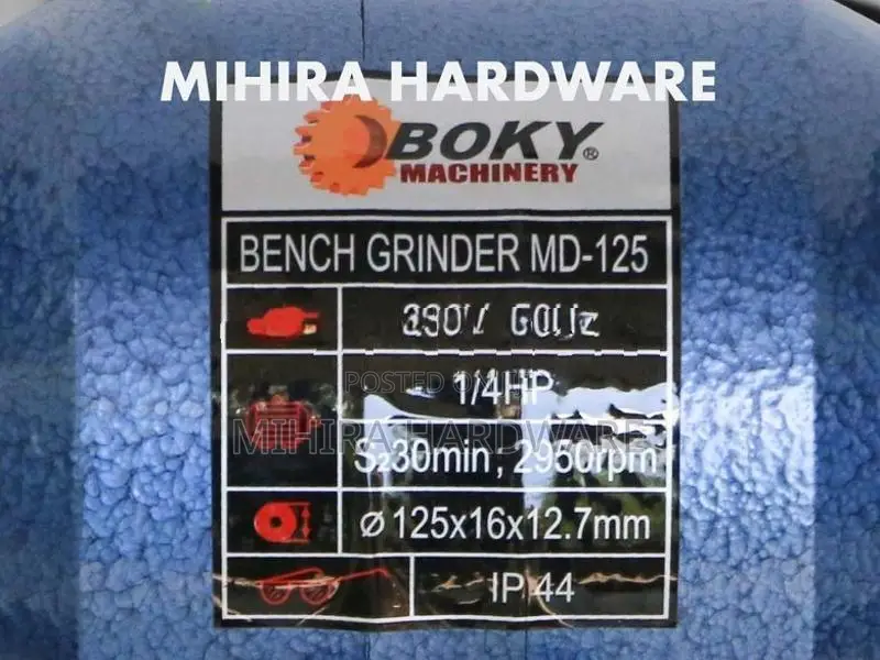Bench grinder machine BOKY 5 inch MD 125 1/4HP