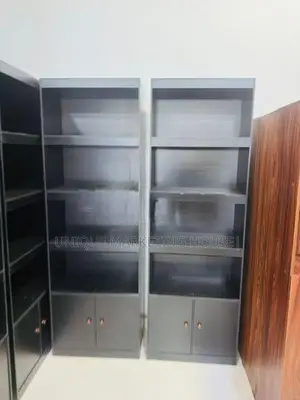 Modern 72x24x12” Melamine Book Rack With Cupboard
