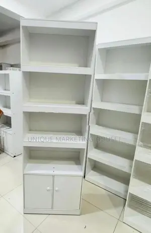 Modern 72x24x12” Melamine Book Rack With Cupboard