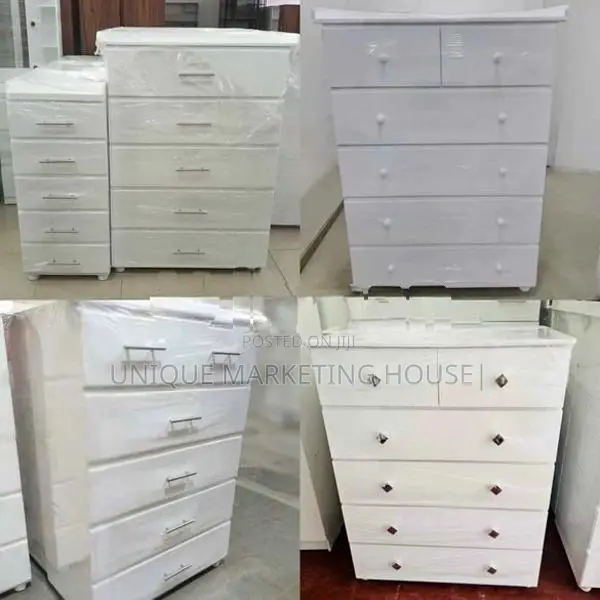 MODERN LARGE WHITE CHEST OF DRAWER SETS