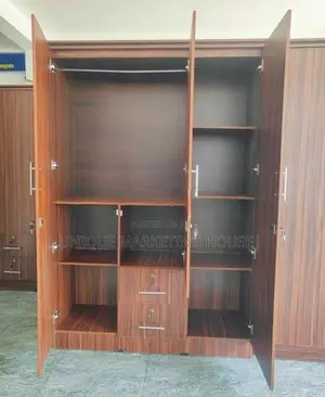 MODERN 3D DARK CAMILIYA WARDROBE