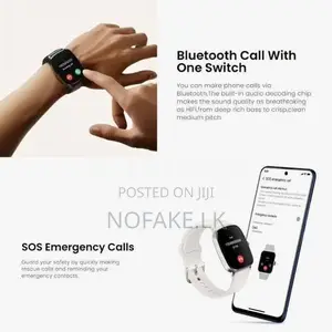 Haylou RS5 Amoled Display Bluetooth Calling Smart Watch 2 Straps