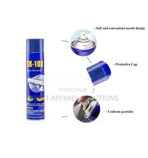 SK-100 Spray Glue Adhesive 600ML Strong Multipurpose Aerosol Bonding