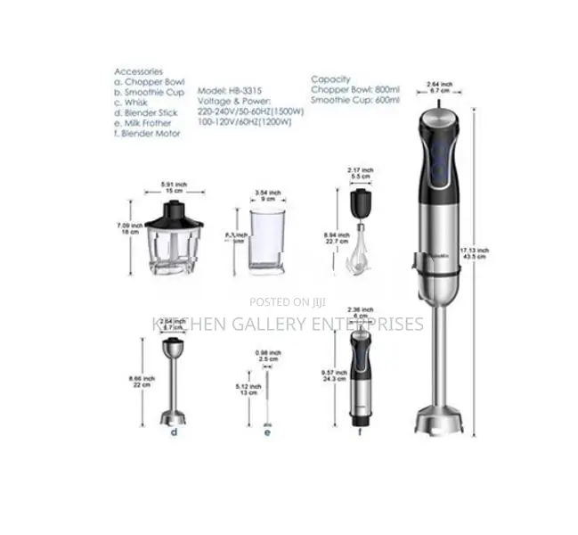 Stick Blender Set