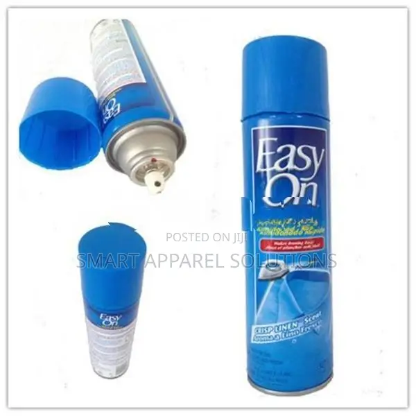 EASY ON Speed Starch Fabric Spray 20oz Aerosol for Laundry Cloth Ironi