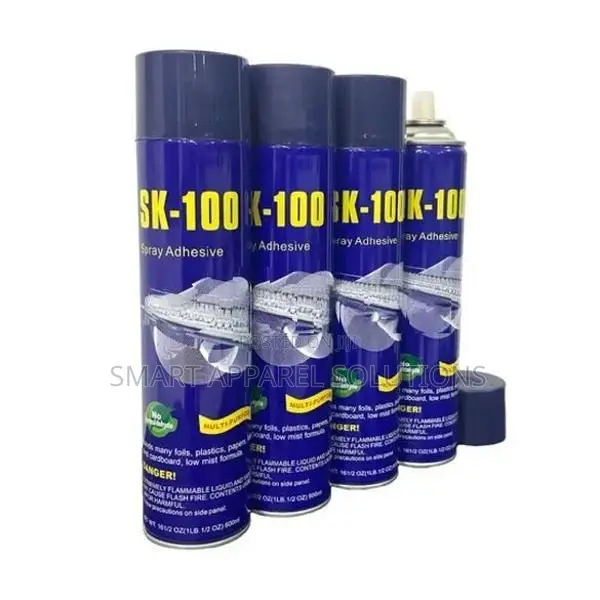 SK-100 Spray Glue Adhesive 600ML Strong Multipurpose Aerosol Bonding