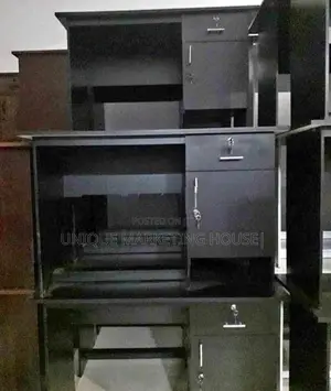 Modern 4x2 Blk Melamine Office Tables