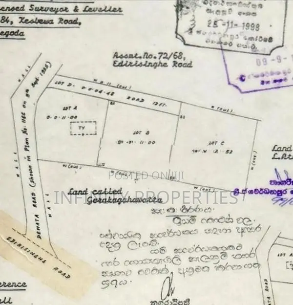 (AFA543) 13.5 P Land Sale At Nugegoda