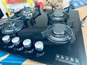 Clear Cooker Hob 4 Burner Gas, Auto Ignition Electric (F4-B60)