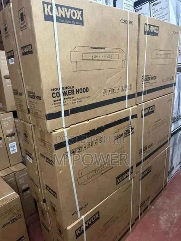 Kanvox Cooker Hood Black(KCH03BK)