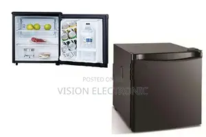 New "Abans" 46 Liter Mini Refrigerator (Black)