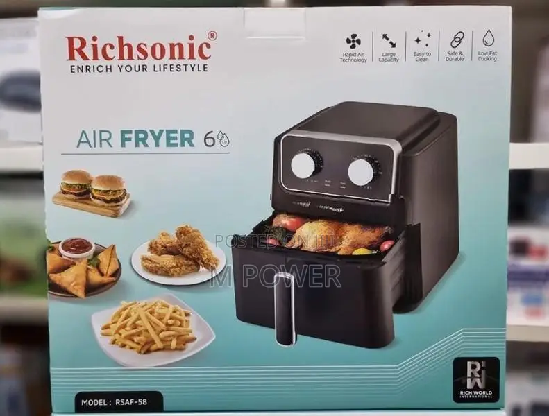 Richsonic Air Fryer 6L (RSAF-58)