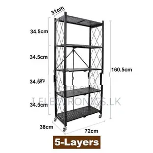 5 Layer Kitchen Rack Foldable
