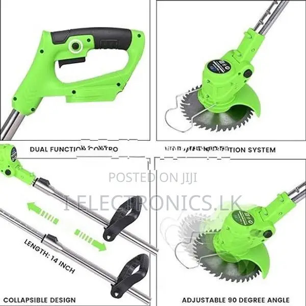 Cordless Grass Cutter Rechargeable Brush Trimmer