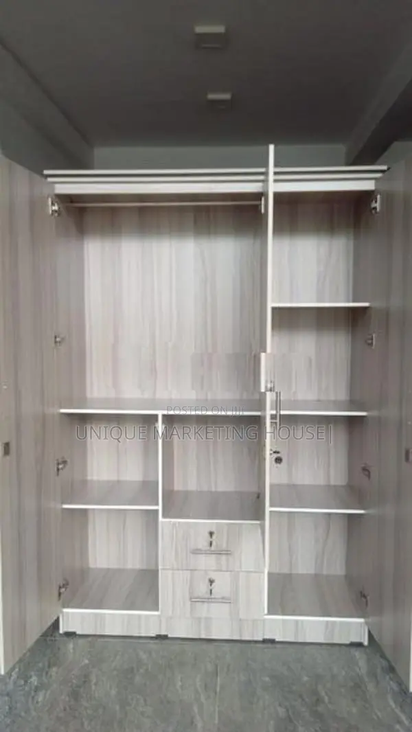 Modern American White 3 D Camiliya Wardrobe