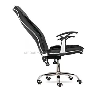 Bk Adjustable Leather Blk Managing Office Chairs