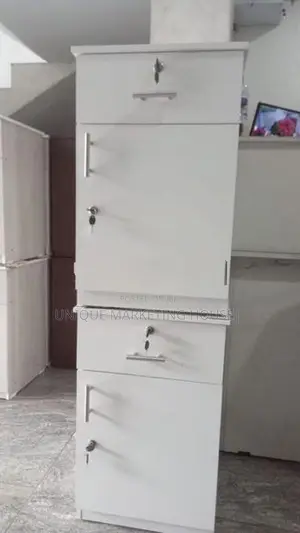 Modern Melamine White Drawer Cupboards