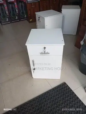 Modern Melamine White Drawer Cupboards