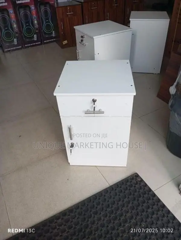 Modern Melamine White Drawer Cupboards