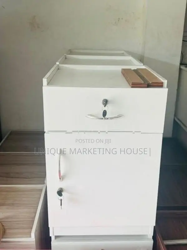 Modern Melamine White Drawer Cupboards