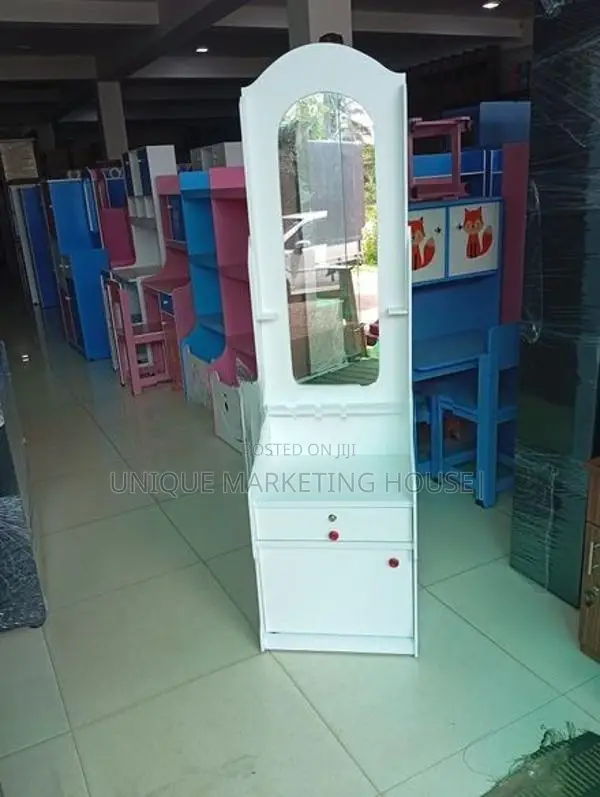 Modern Smart White Melamine Dressing Table