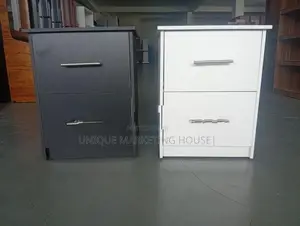 Modern Melamine Excellent 2 Drawer Bedside Cupboards