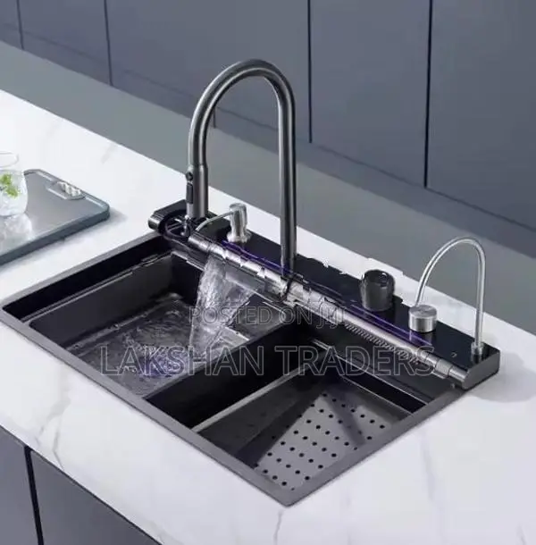 Milano (Italy) Kitchen Piano Multi Function Waterfall Sink 75*46cm
