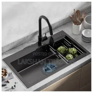 Euro Kitchen Sink Luxury Stainless Steel 60cm * 45cm